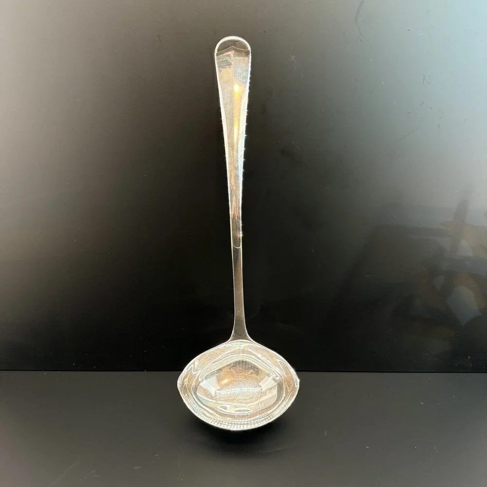 Vintage Gerity Silver Plate Ladle Georgian Style‎ Reproduction GS 48 Drop Hook